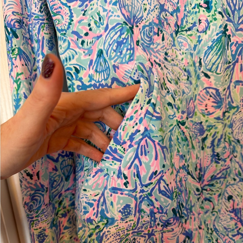 Lilly Pulitzer Skipper Popover Soleil It To Me Size S - Picture 3 of 7
